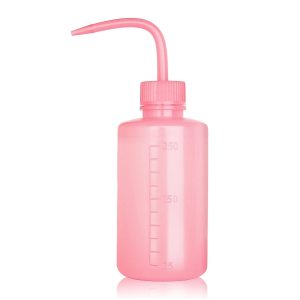 Pink Eyelash Extension Cleaning Bottle