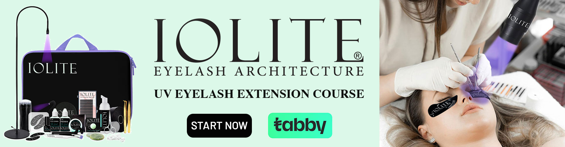 UV Lash extension course banner