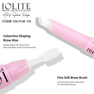 Brow wax with brush