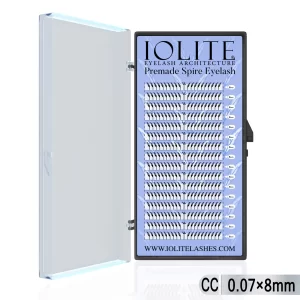 Eco Premade Spire Eyelash Extensions in CC Curl