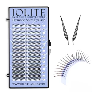 Premade spire eyelashes for volume lash extension