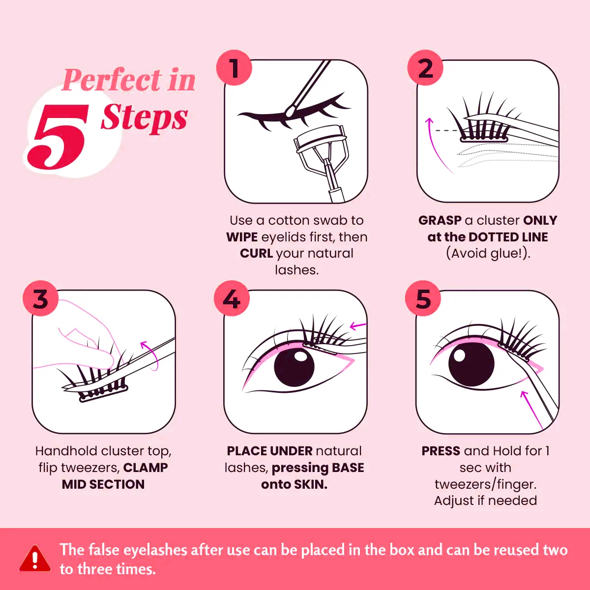 steps-to-apply-cluster-lashes Steps to Apply cluster lashes
