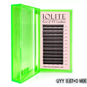 Eco U YY Lashes - 0.07mm D Curl Mix Tray