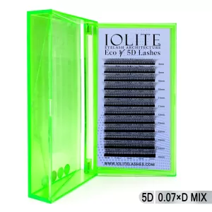 Eco W 5D Lashes - 0.07mm D Curl Mix Tray