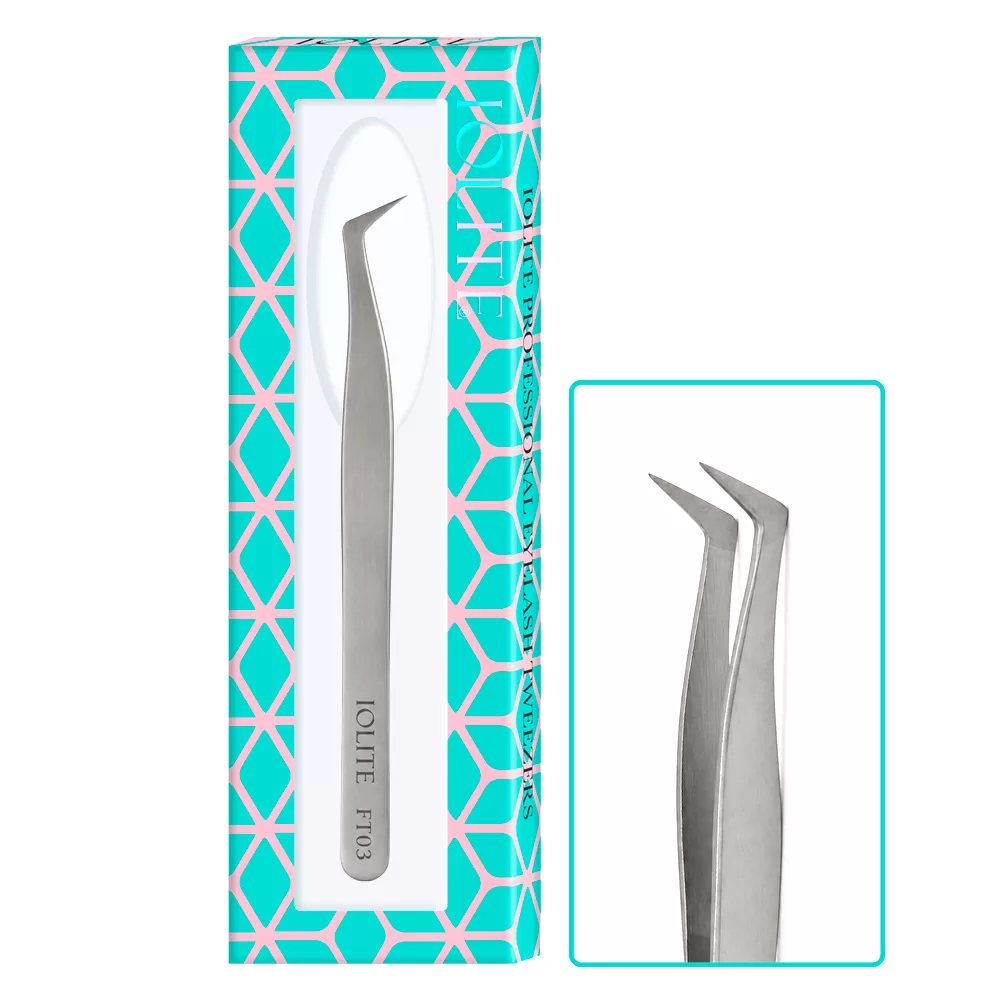 boot-tip-lash-tweezer-01 Fiber Tip Eyelash Tweezer - FT03