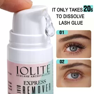 Iolite Express Gel Remover 15ml | Dissolves Lash Glue in 20 Seconds
