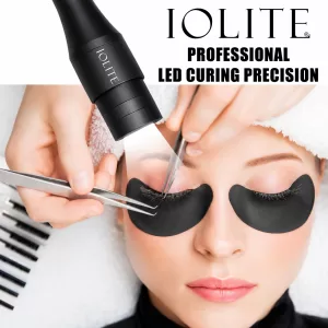 Professional Eyelash Extension Using Iolite LED Lash Lamp