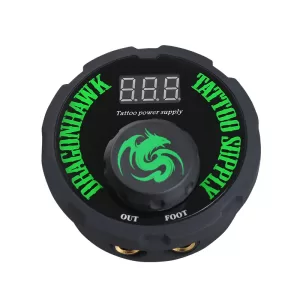 Mast Dragonhawk Airfoil Tattoo Power Supply | OLED Display Power Unit for Tattoo Machines - P087-3